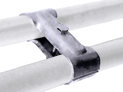 Clamptec - Rohrverbinder - 42mm (1 1/4) - Parallelverbinder